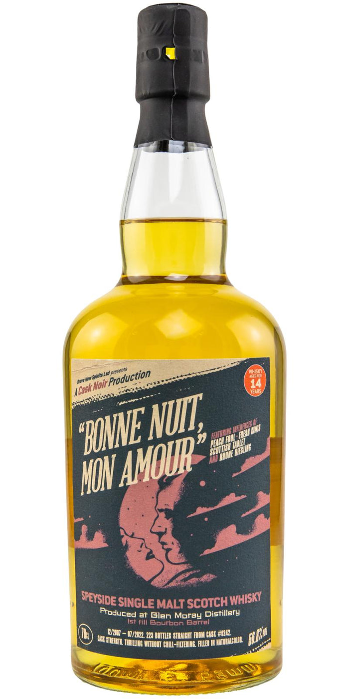 Glen Moray 2007 (Brave New Spirits) A Cask Noir Production (14 Year Old) Speside Single Malt Scotch Whisky | 700ML
