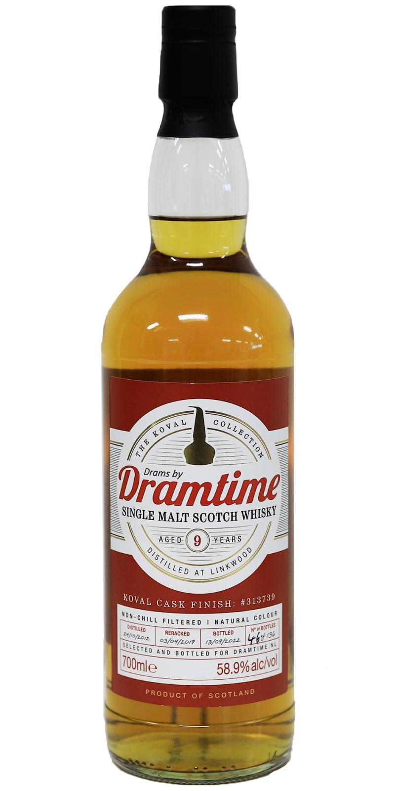 Linkwood 2012 (Dramtime) The Koval Collection Single Malt Scotch Whisky | 700ML at CaskCartel.com
