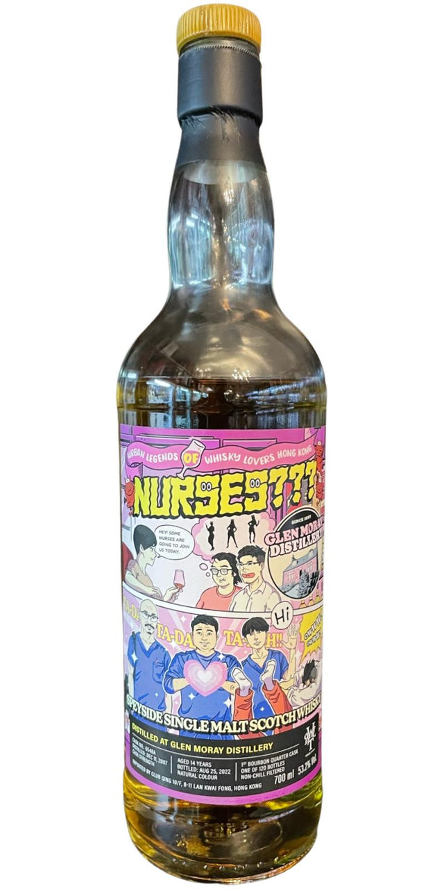 Glen Moray 2007 (Club Qing) Urban Legends of Whisky Lovers Hong Kong - Nurses (14 Year Old) Speyside Single Malt Scotch Whisky | 700ML at CaskCartel.com