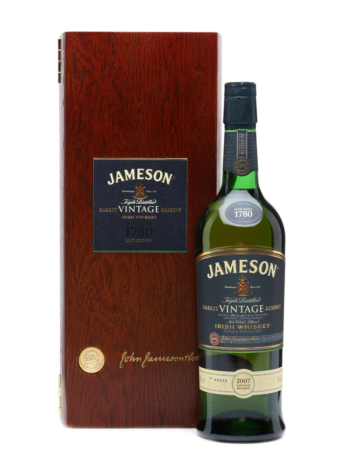 Jameson Rarest Vintage Reserve Irish Whiskey | Limited Edition Wood Grain Collectors Box