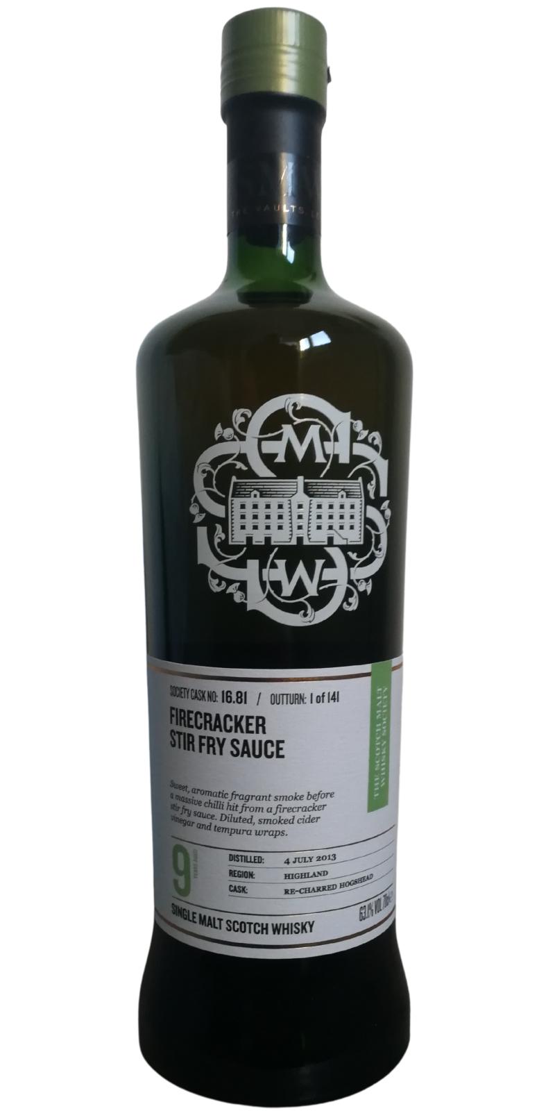 BUY] Glenturret 2013 (SMWS) 16.81 Firecracker Stir Fry Sauce (9