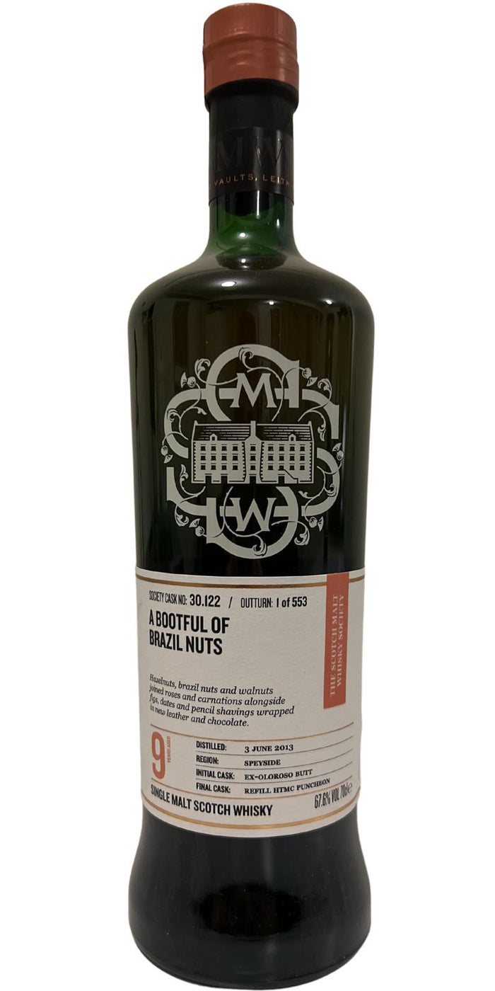 Glenrothes 2013 (SMWS) 30.122 A bootful of Brazil Nuts (9 Year Old) Scotch Whisky | 700ML