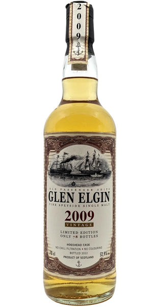 Glen Elgin 2009 (Jack Wiebers Whisky World) Old Passenger Ships Speside Single Malt Whisky | 700ML at CaskCartel.com