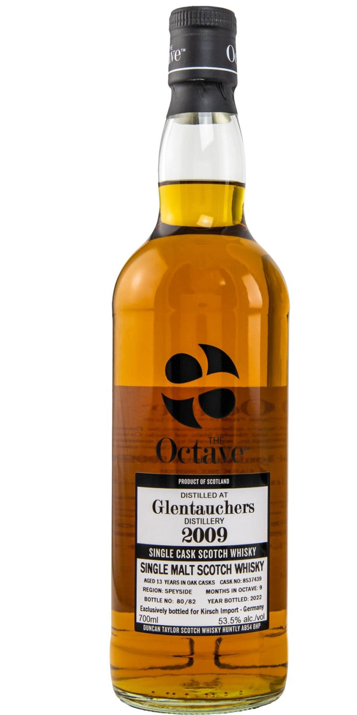 Glentauchers The Octave Oloroso Sherry Matured 2009 13 Year Old Whisky | 700ML