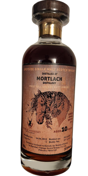 Mortlach 2012 (Signatory Vintage) Limited Animal Edition No. 5 (10 Year Old) Speside Single Malt Scotch Whisky | 700ML at CaskCartel.com