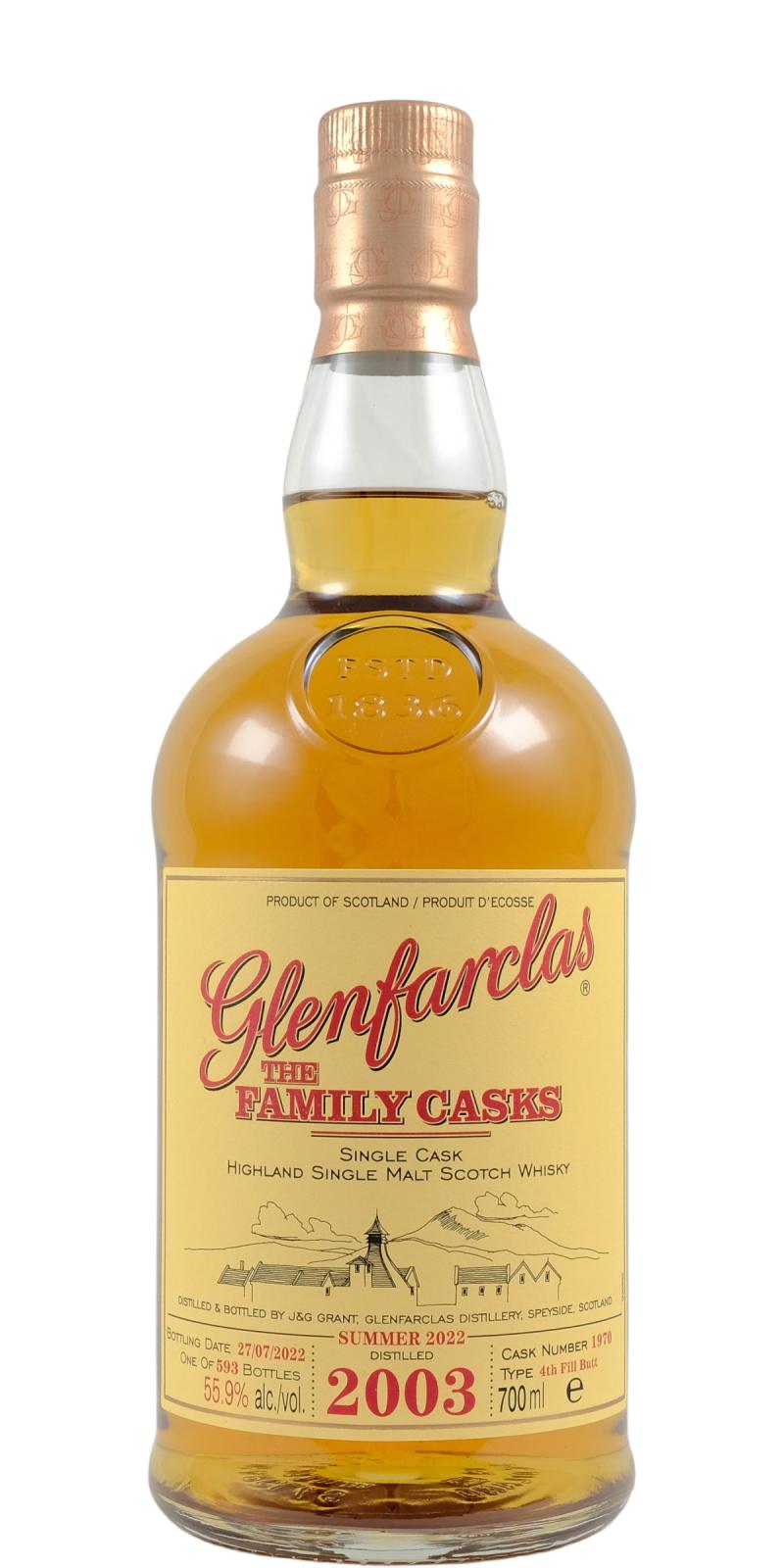 グレンファークラス THE SINGLE CASK 2003 700ml 【公式ショッピング