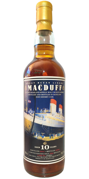 Macduff 2011 (Jack Wiebers Whisky World) Great Ocean Liners (10 Year Old) Highland Single Malt Scotch Whisky at CaskCartel.com