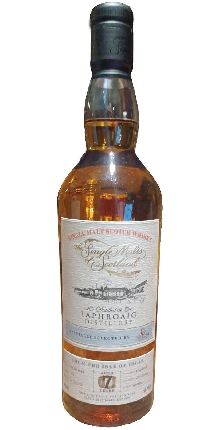 Laphroaig 2014 (Elixir Distillers) The Single Malts of Scotland 7 Year Old 2022 Release (Cask #221) Single Malt Scotch Whisky | 700ML