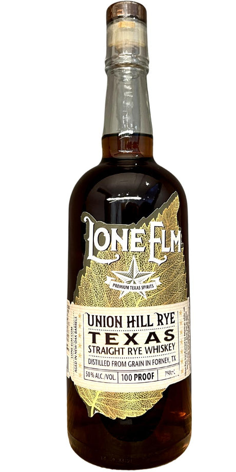 Lone Elm Texas Straight Union Hill Rye Whiskey at CaskCartel.com