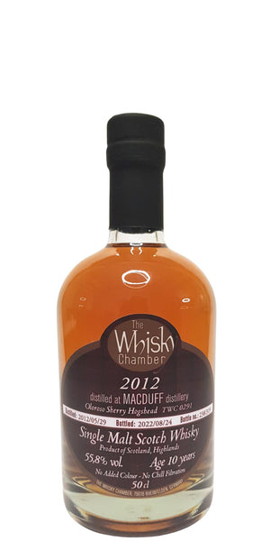 Macduff 2012 (The Whisky Chamber) 10 Year Old 2022 Release (Cask #TWC0291) Single Malt Scotch  Whisky | 500ML at CaskCartel.com