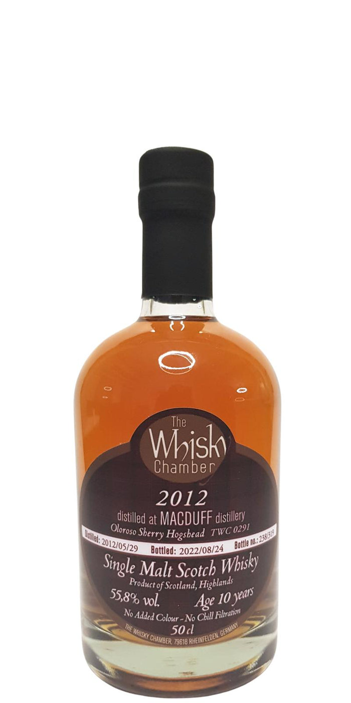 Macduff 2012 (The Whisky Chamber) 10 Year Old 2022 Release (Cask #TWC0291) Single Malt Scotch  Whisky | 500ML