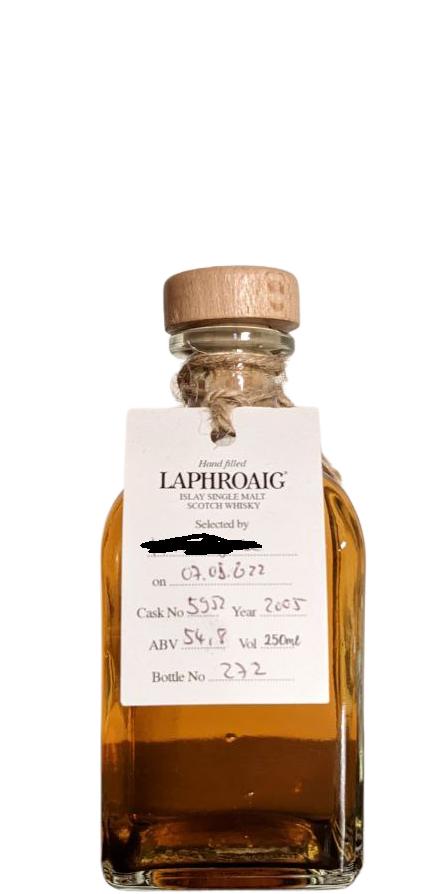 Laphroaig 2005 Handfilled at Distillery Single Malt Scotch Whisky | 250ML at CaskCartel.com