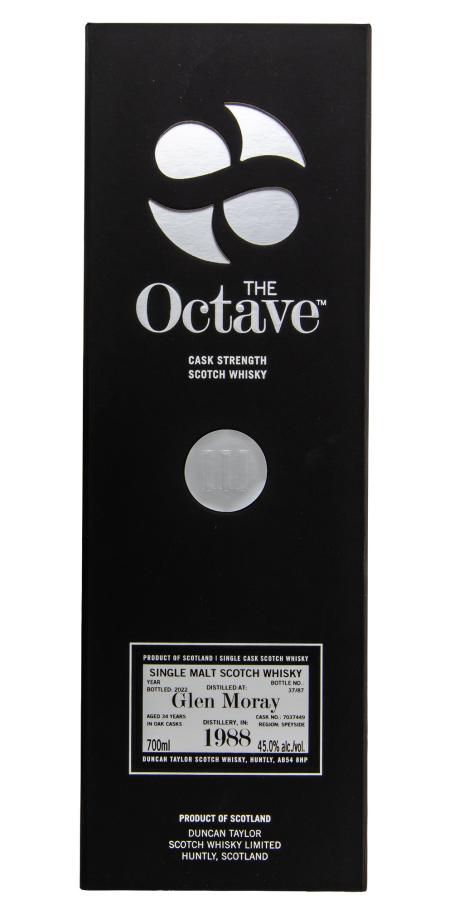 Glen Moray 1988 (Duncan Taylor) The Octave Premium (34 Year Old) Single Malt Scotch Whisky | 700ML
