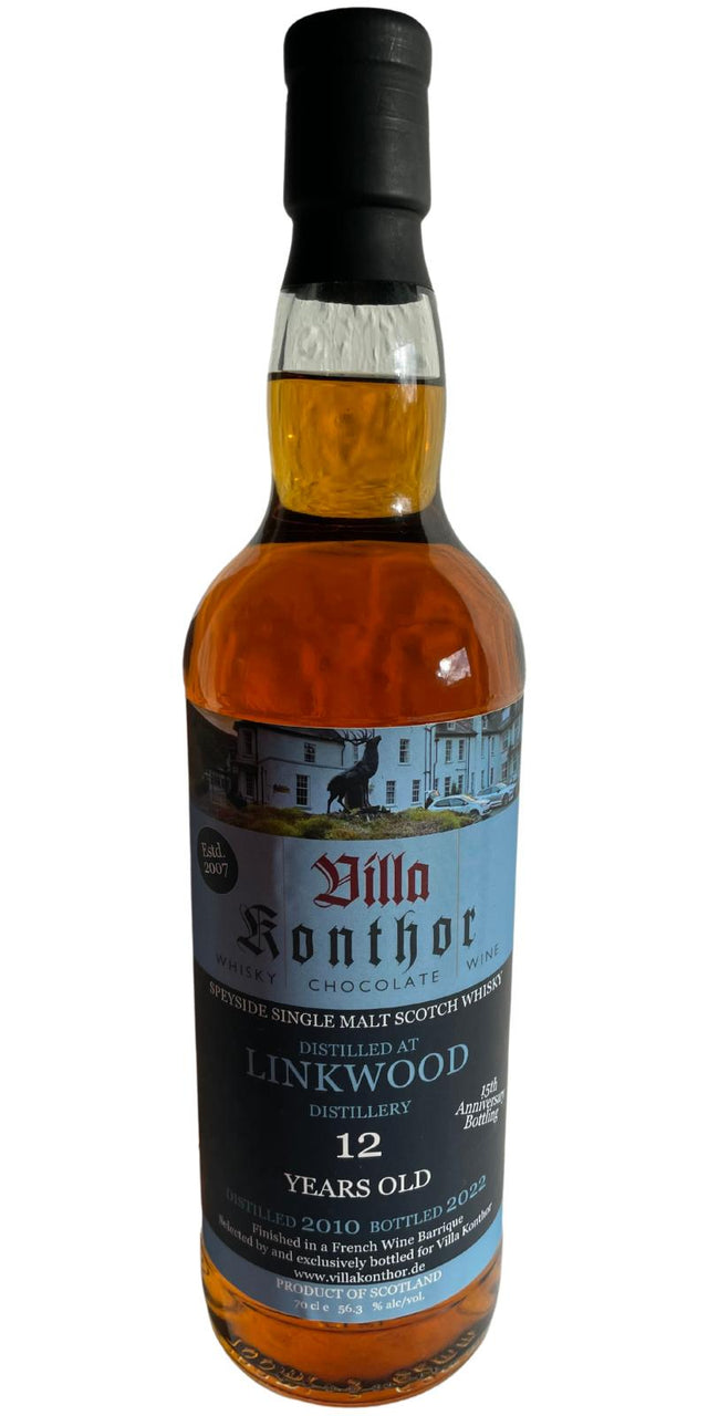 Linkwood 2010 Villa Konthor 15th Anniversary Bottling 12 Year Old Single Malt Scotch Whisky | 700ML at CaskCartel.com