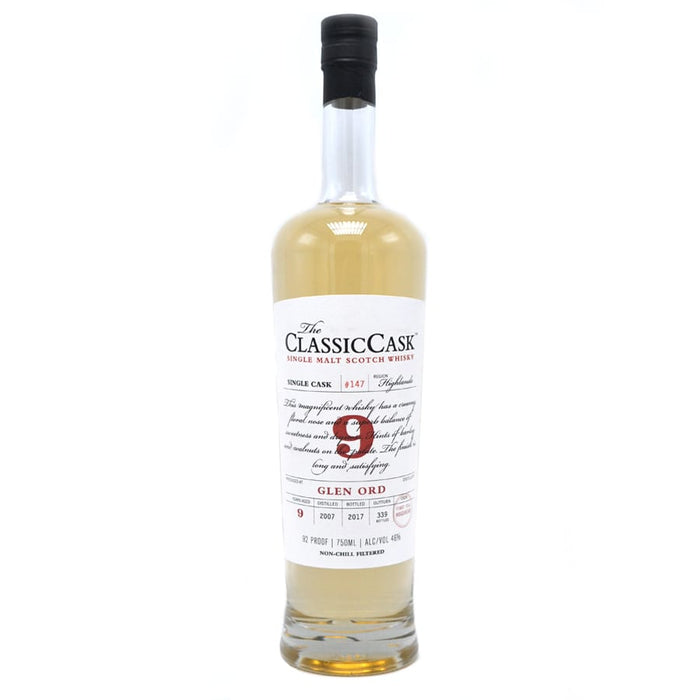 Classic Cask Glen Ord 2007 9 Year Old