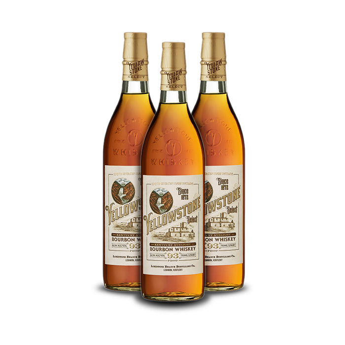 Yellowstone Select Bourbon (3) Bottle Bundle