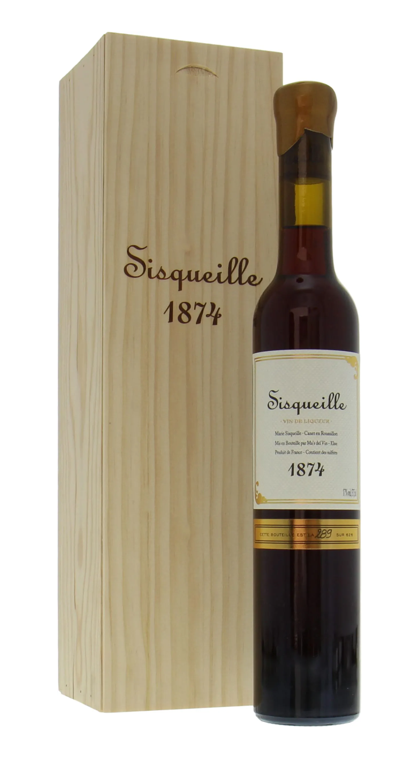 1874 | Chateau Sisqueille | Rivesaltes (Half bottle) at CaskCartel.com