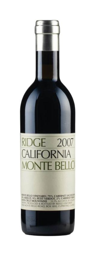 2007 | Ridge Vineyards | Monte Bello Cabernet Sauvignon (Half Bottle) at CaskCartel.com