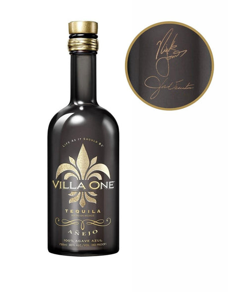 Villa One Anejo With Engraved Signatures Tequila at CaskCartel.com