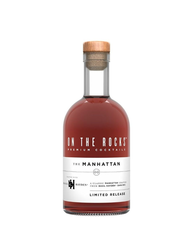 On The Rocks Cocktails Basil Hayden Dark Rye Limited Edition Manhattan Cocktail at CaskCartel.com