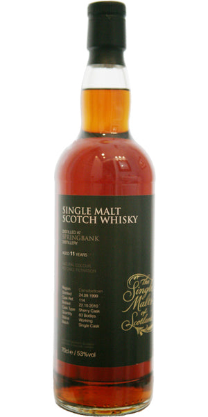 Springbank 1999 SMS 11 Years Old at CaskCartel.com