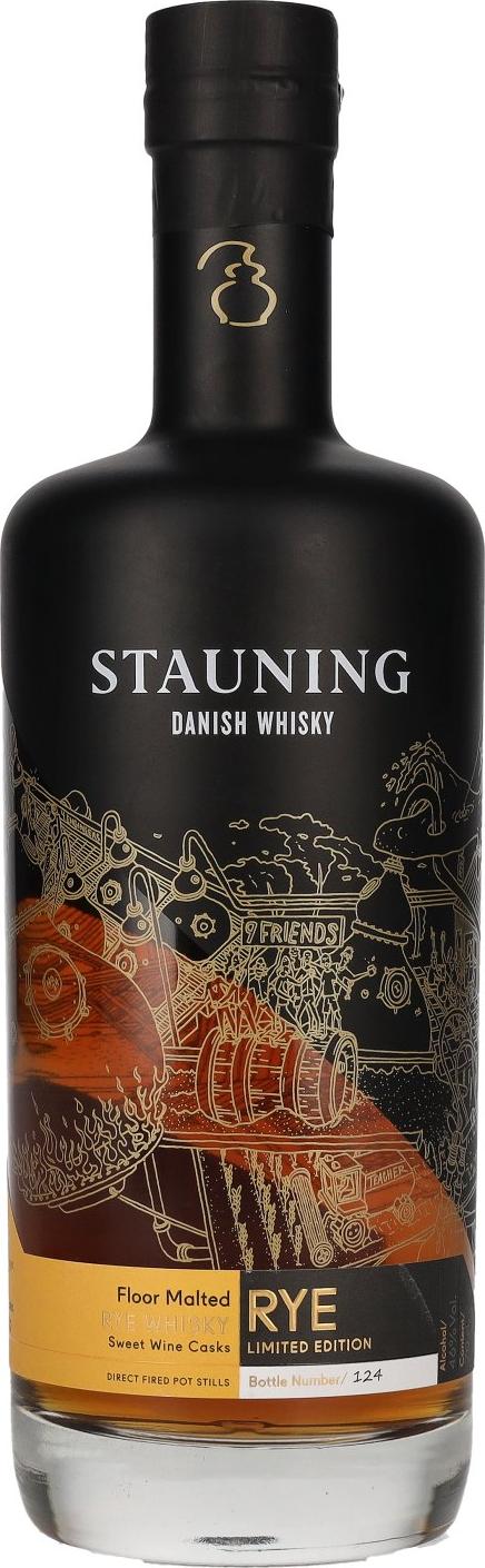 Stauning Rye Sweet Wine Casks Danish Rye Whisky | 700ML at CaskCartel.com