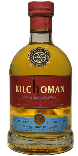 Kilchoman 2018 Fresh Bourbon Single Cask Single Malt Scotch Whisky at CaskCartel.com