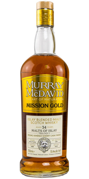 Murray McDavid 1988 Mission Gold - Trilogy I (34 Year Old) Islay Blended Malt Scotch Whisky | 700ML at CaskCartel.com