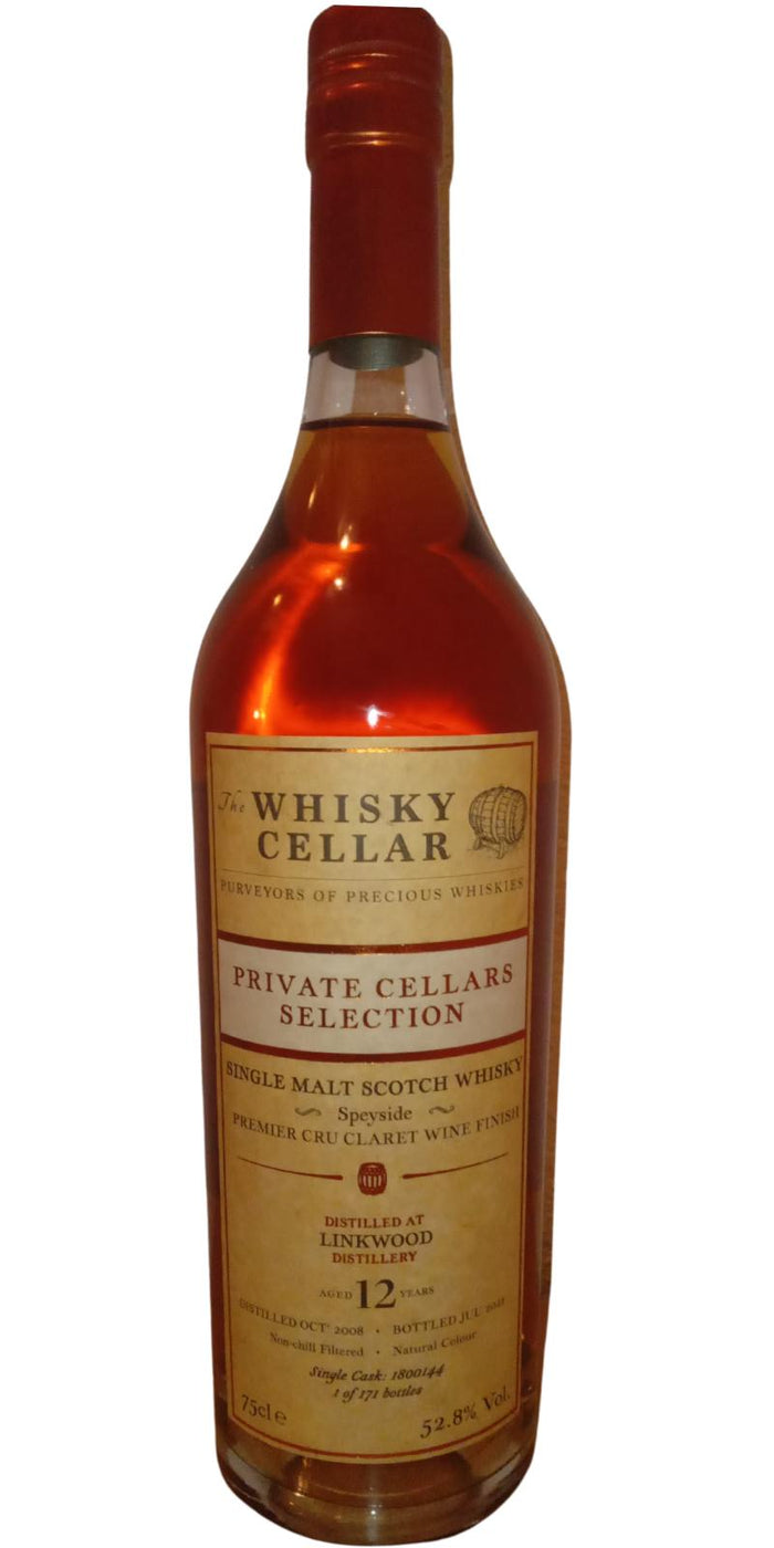 Linkwood 2008 TWCe Private Cellars Selection 12 Year Old 2021 Release (Cask #1800144) Single Malt Scotch Whisky