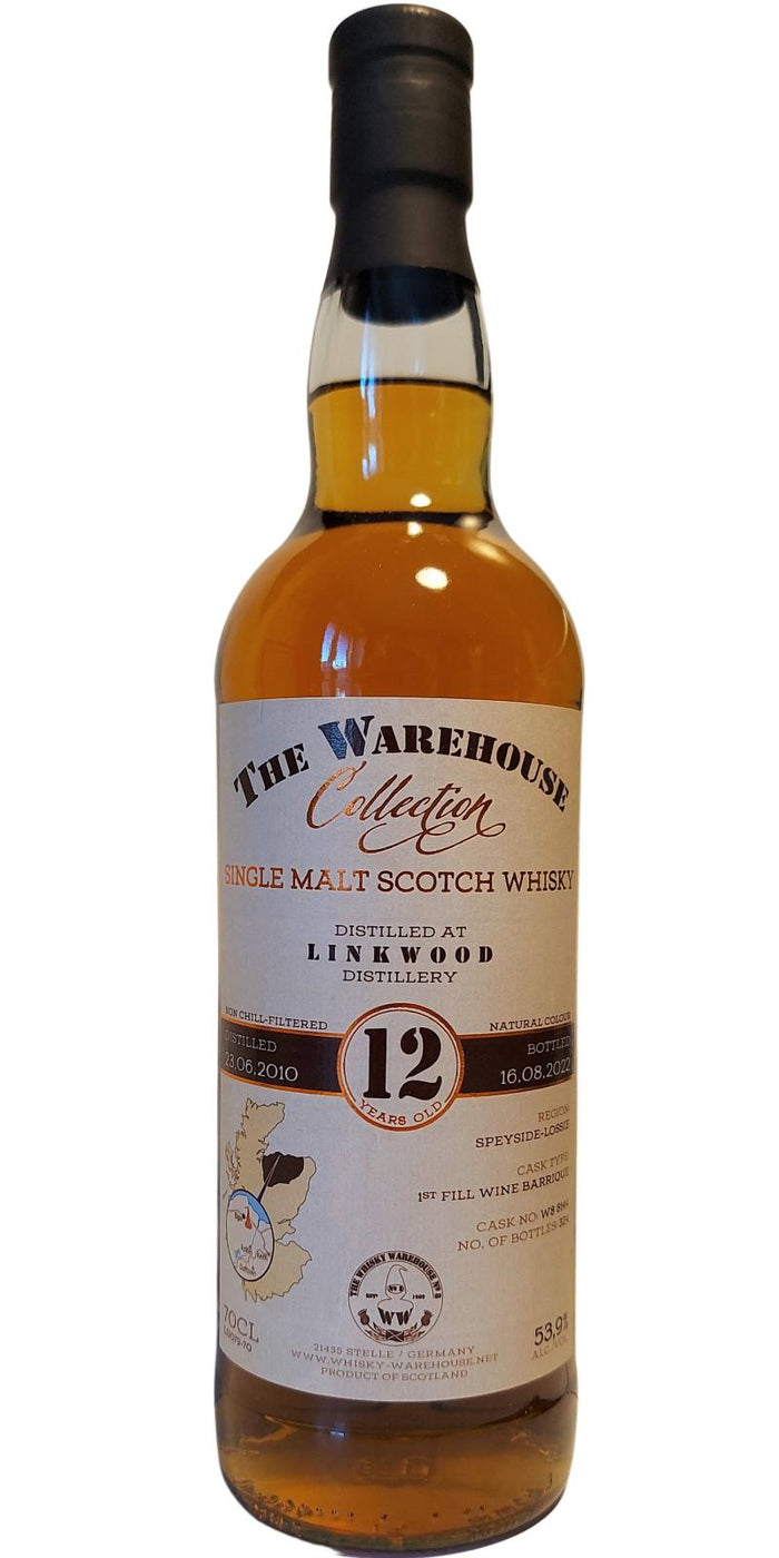 Linkwood 2010 (The Whisky Warehouse No.8) The Warehouse Collection 12 Year Old 2022 Release (Cask #W8 8144) Single Malt Scotch Whisky | 700ML