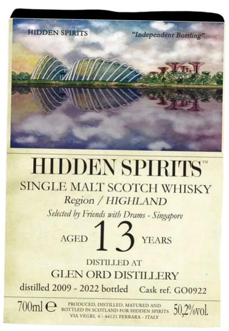 Glen Ord 2009 Hideen Spirits Region Highland 13 Year Old Single Malt Scotch Whisky | 700ML at CaskCartel.com