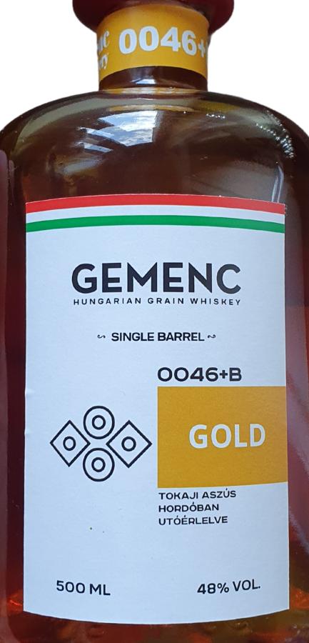 Gemenc 0046+B Gold Single Grain Whisky | 500ML at CaskCartel.com