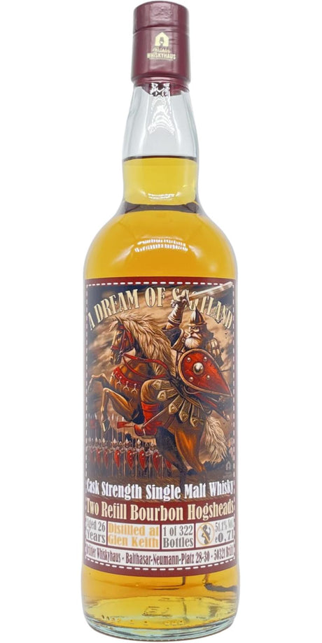 Glen Keith 26 Year Old Bruhler Whiskyhaus A Dream of Scotland Single Malt Scotch Whisky | 700ML at CaskCartel.com