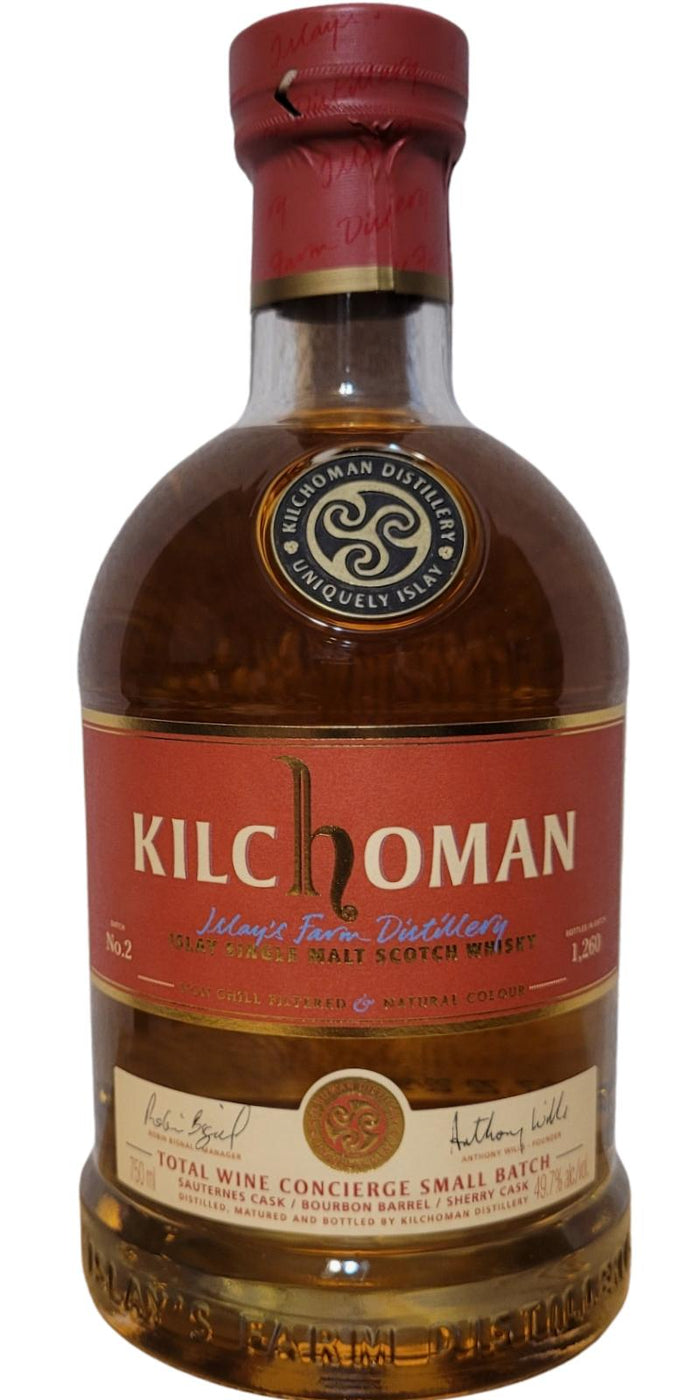 Kilchoman Concierge Small Batch No 2 Scotch Whisky