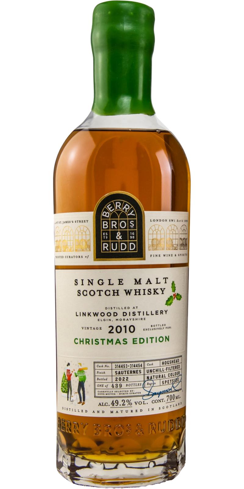 BUY] Linkwood 2010 Berry Bros & Rudd Christmas Edition Single Malt