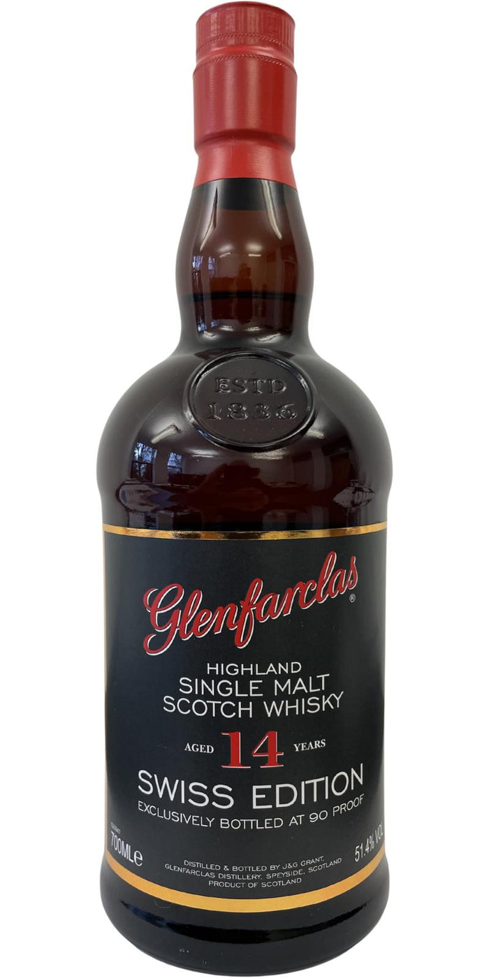 Glenfarclas 14 Year Old Swiss Edition Single Malt Scotch Whisky | 700ML