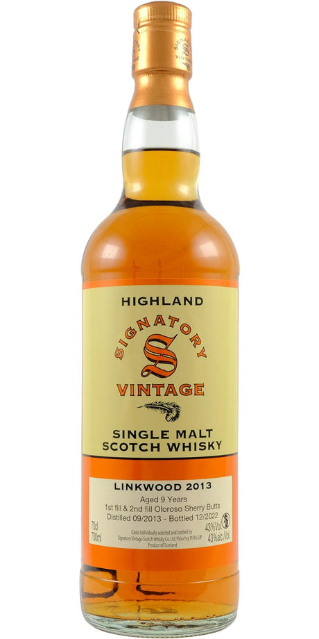 Linkwood 2013 Signatory Vintage Collection 9 Year Old Single Malt Scotch Whisky | 700ML at CaskCartel.com