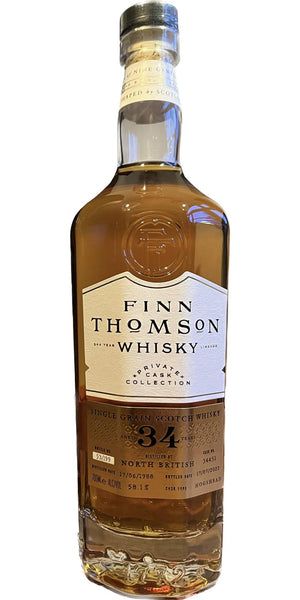 North British 1988 (Finn Thomson) Private Cask Collection (34 Year Old) Single Grain Scotch Whisky at CaskCartel.com