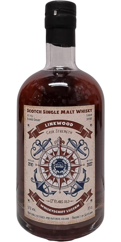 Linkwood 2010 Cask Strength 12 Year Old Whiskyschiff Luzern Single Malt Scotch Whisky | 700ML at CaskCartel.com