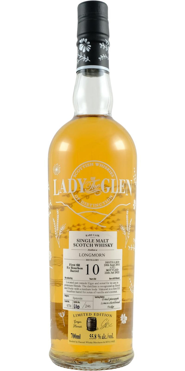 Longmorn 2011 (Lady of the Glen) Rare Cask (10 Year Old) Single Malt Scotch Whisky at CaskCartel.com