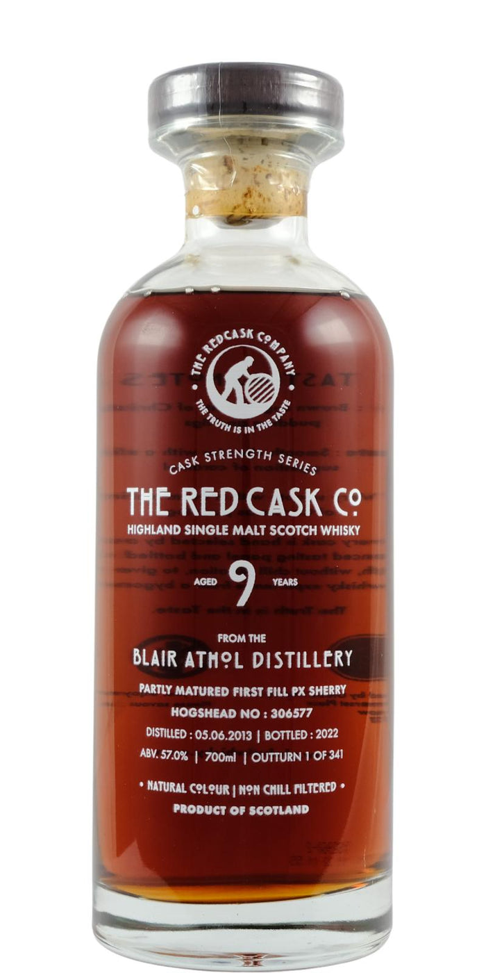 Blair Athol Red Cask Co. Single Sherry Cask #306577 2013 9 Year Old Whisky | 700ML