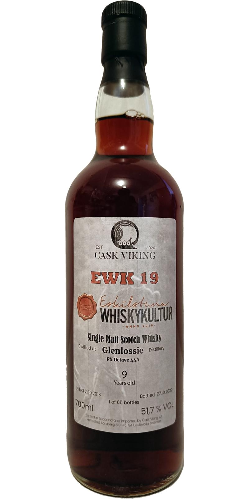 Glenlossie 2013 Cask Viking EWK 19 (9 Year Old) Single Malt Scotch Whisky | 700ML at CaskCartel.com