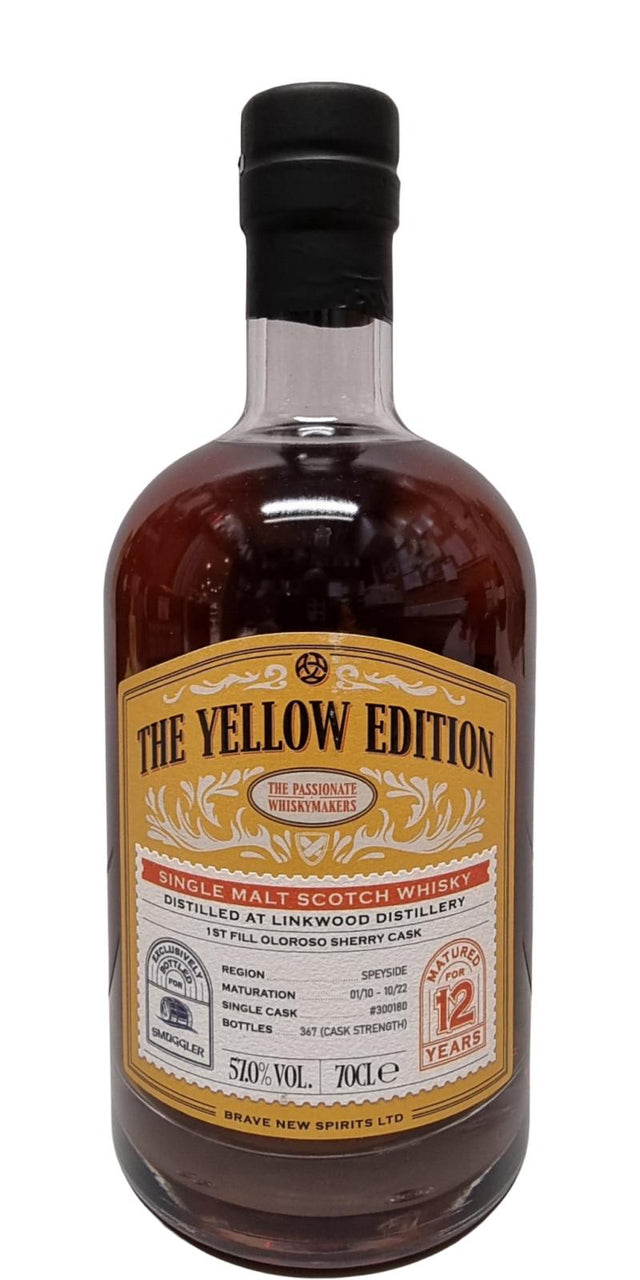 Linkwood 2010 Brave New Spirits The Yellow Edition 12 Year Old Single Malt Scotch Whisky | 700ML at CaskCartel.com