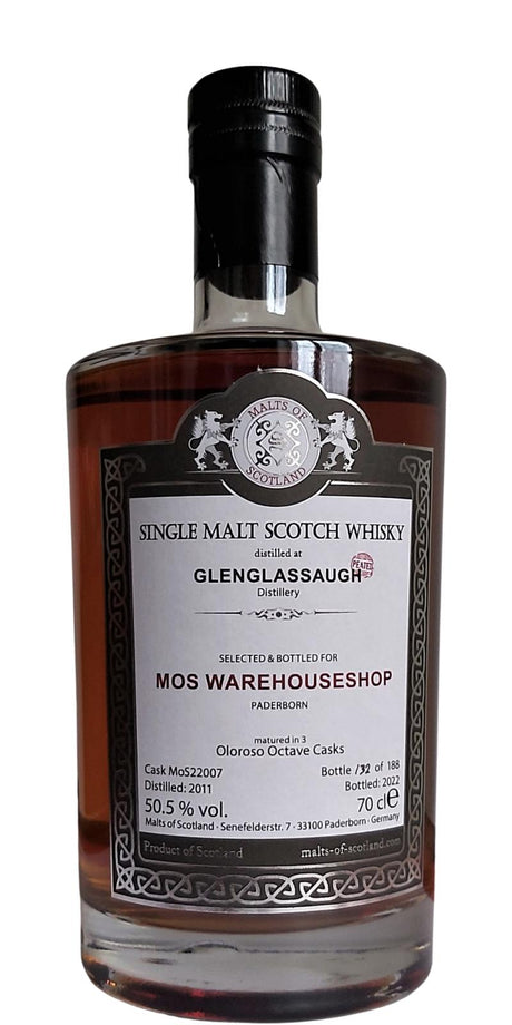 Glenglassaugh 2011 Malts of Scotland Warehouse Collection Single Malt Scotch Whisky | 700ML at CaskCartel.com