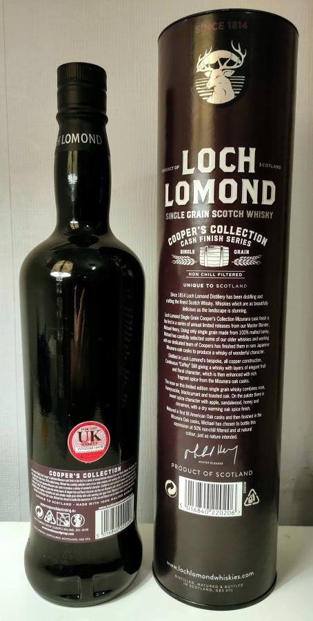 Loch Lomond Cooper's Collection Cask Finish Series Single Grain Scotch Whisky | 700ML