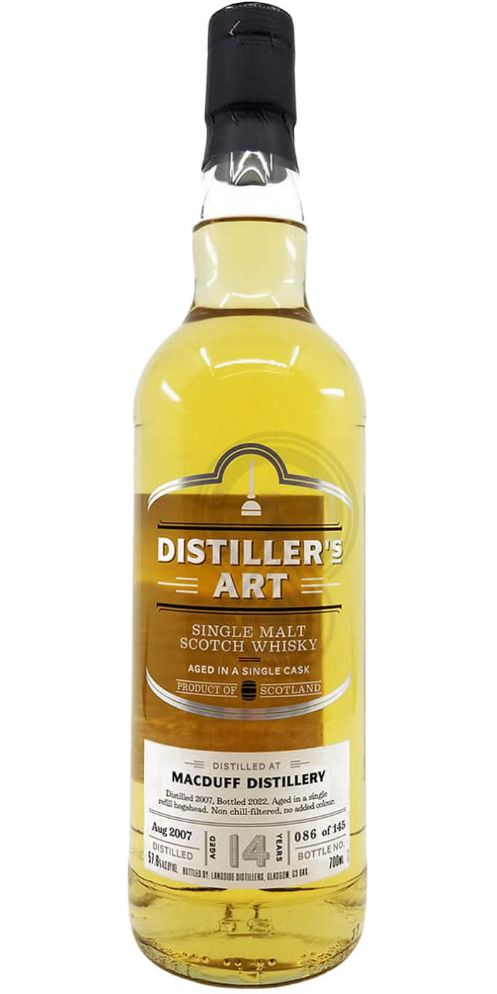 Macduff 2007 (Langside Distillers) Distiller's Art 14 Year Old 2022 Release Single Malt Scotch Whisky | 700ML