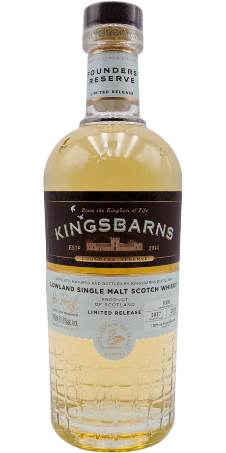 Kingsbarns Founders' Reserve (2020) Limited Release (2020) Release Scotch Whisky | 700ML at CaskCartel.com