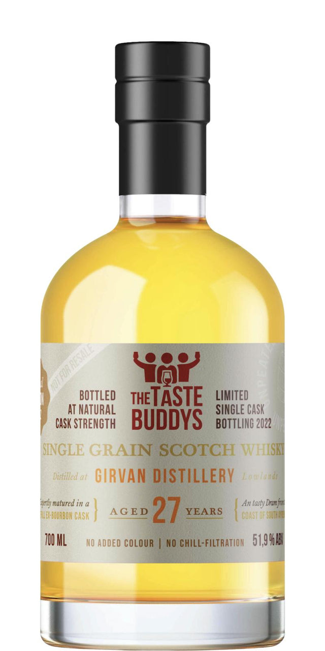 Girvan 1995 The Taste Buddys Limited Single Cask Bottling 2022 27 Year Old Single Malt Scotch Whisky | 700ML at CaskCartel.com