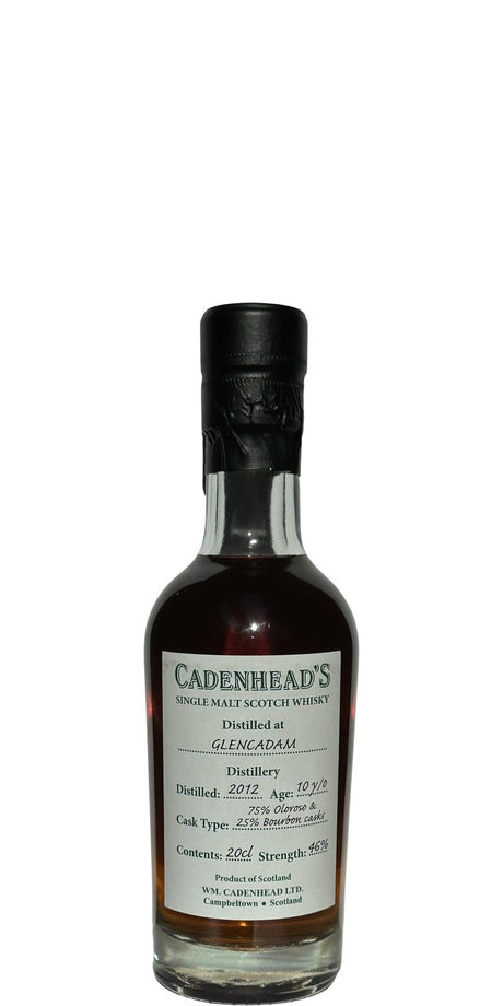 Glencadam 2012 (Cadenhead's) Bottled 2023 Single Malt Scotch Whisky | 200ML at CaskCartel.com