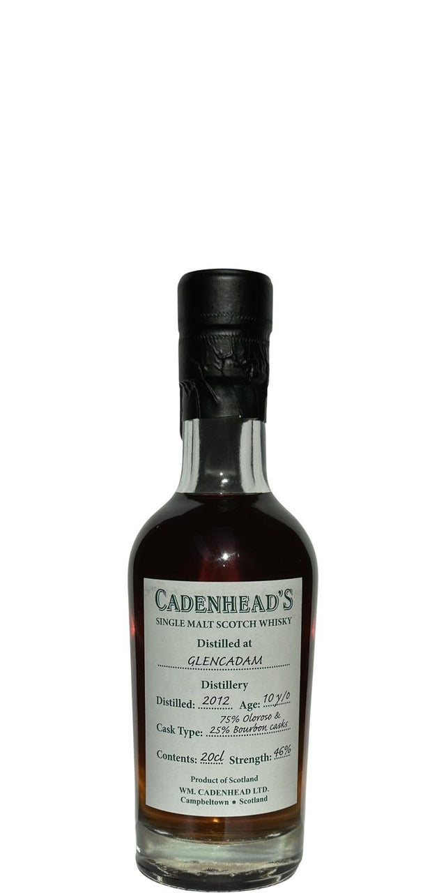 Glencadam 2012 (Cadenhead's) Bottled 2023 Single Malt Scotch Whisky | 200ML at CaskCartel.com